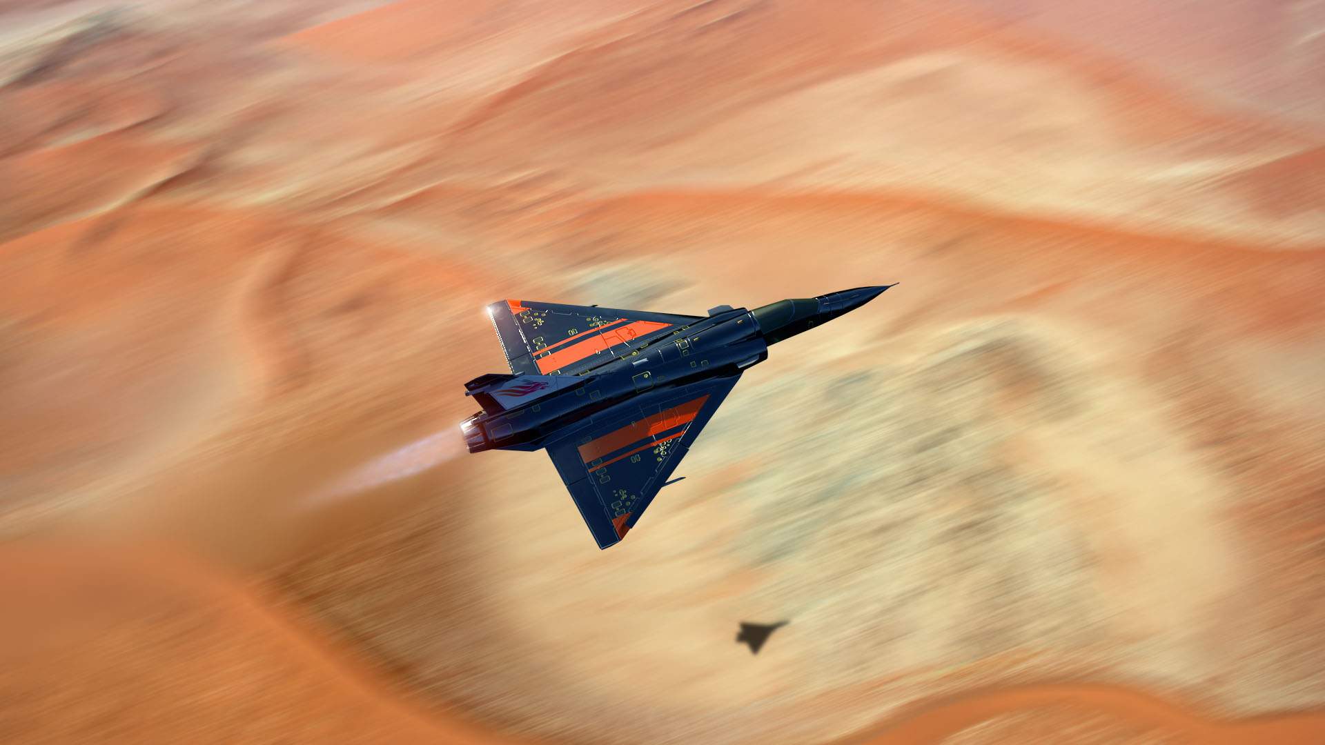 mirage over the desert